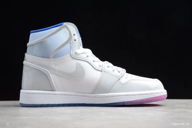 Jordan White Retro Racer High CK6637-104 Air Blue 1 Zoom 1004